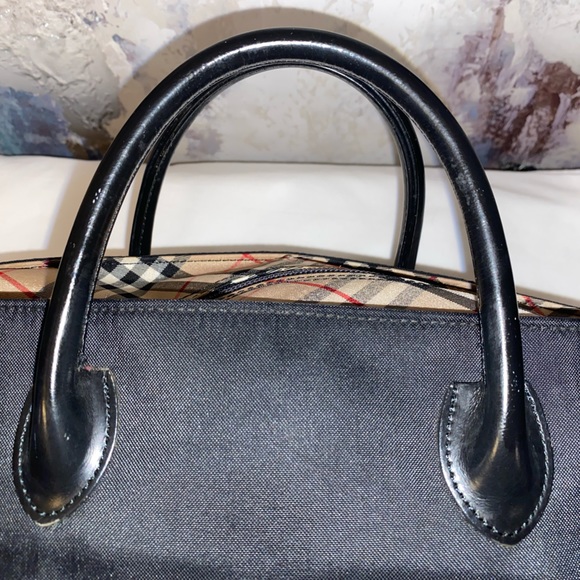 Authentic Burberry Blue Label Small Tote Purse - Picture 5 of 15